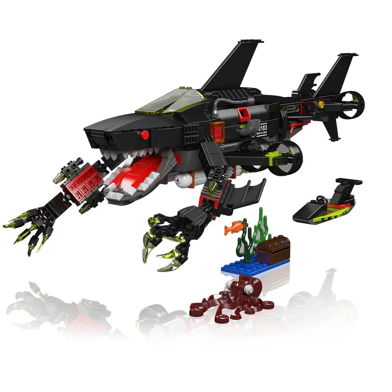 Sea Shark. Deep-sea mechanical sharks MOULDKING 10183