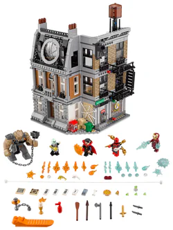 The WandaVision finale showdown at the Sanctum Sanctorum.