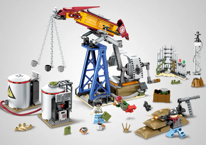 Black Gold: Oil rig 森宝 SEMBO 11689 image 1