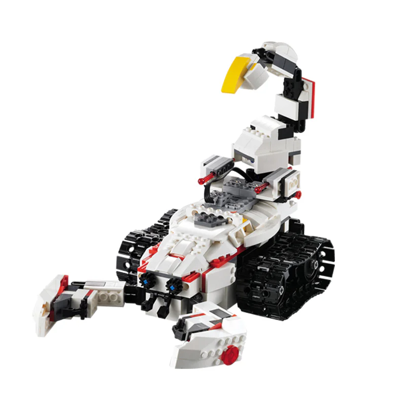 A remote-controlled build-up robot, scorpion 咔搭 CaDA/双鹰 DoubleE C51027 image 1