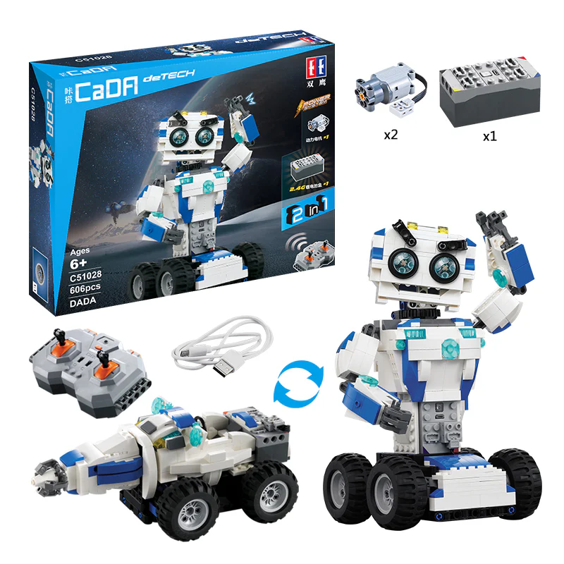Remote-controlled build-up robots, drilling trucks 咔搭 CaDA/双鹰 DoubleE C51028