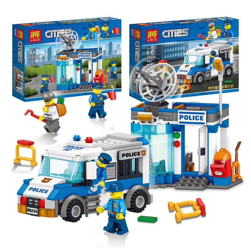 Police: Thrilling police vs. gangster battle, anti-aircraft radar system with 2 models. 28005-1 image 4