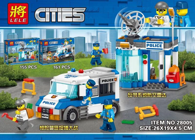 Police: Thrilling police vs. gangster battle, anti-aircraft radar system with 2 models. 28005-1 image 6