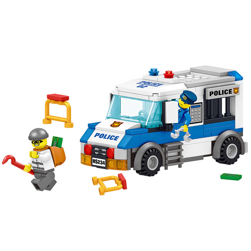 Police: Thrilling police vs. gangster battle, anti-aircraft radar system with 2 models. 28005-1 image 16