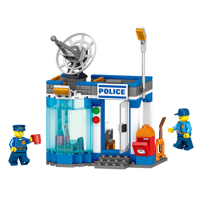 Police: Thrilling police vs. gangster battle, anti-aircraft radar system with 2 models. 28005-1 image 17