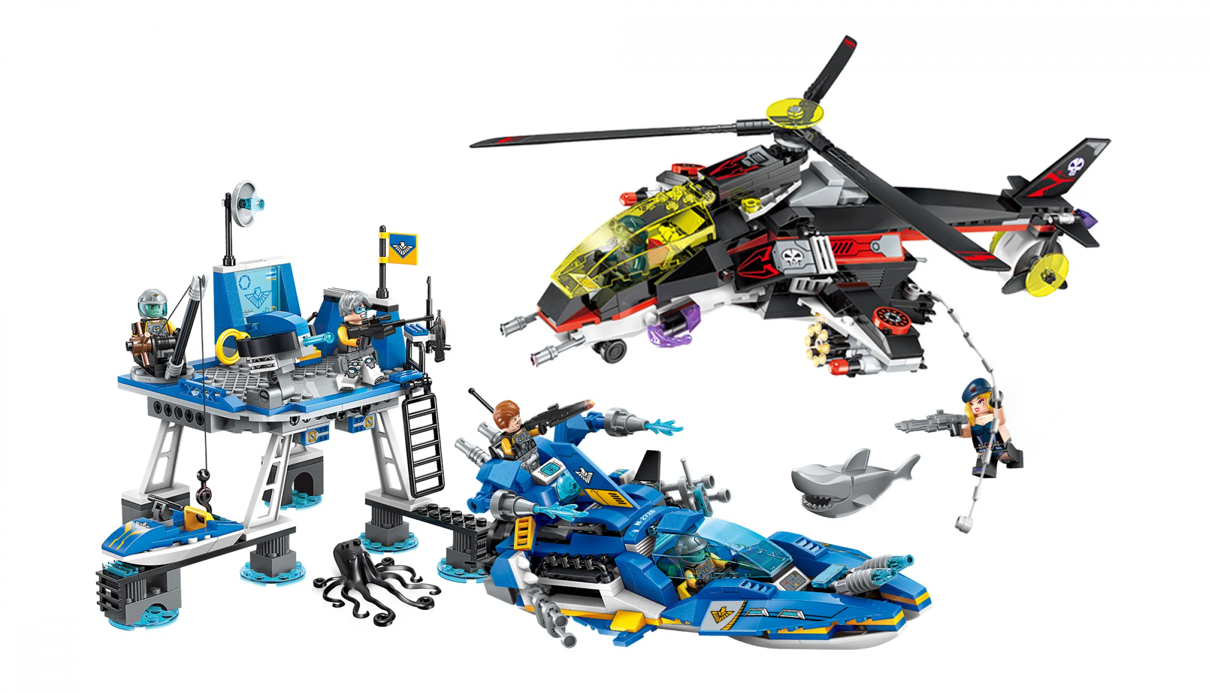 SCIENCE AND TECHNOLOGY AGE I: SEAPORT WARS 启蒙 QMAN/ENLIGHTEN/Keeppley 2720 image 2