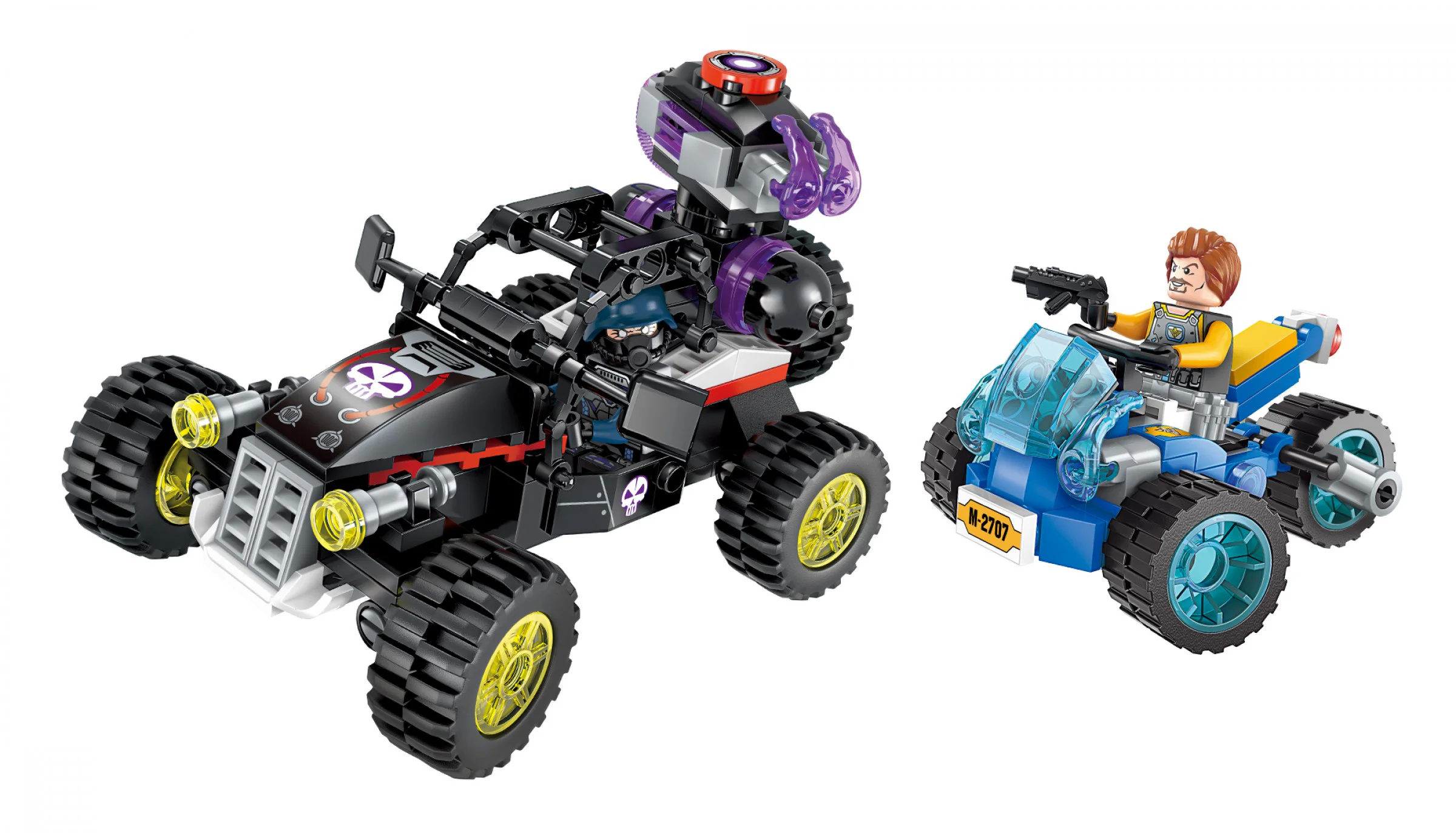 TECHNOLOGY AGE I: NIGHT DEMON CARS 启蒙 QMAN/ENLIGHTEN/Keeppley 2707 image 1
