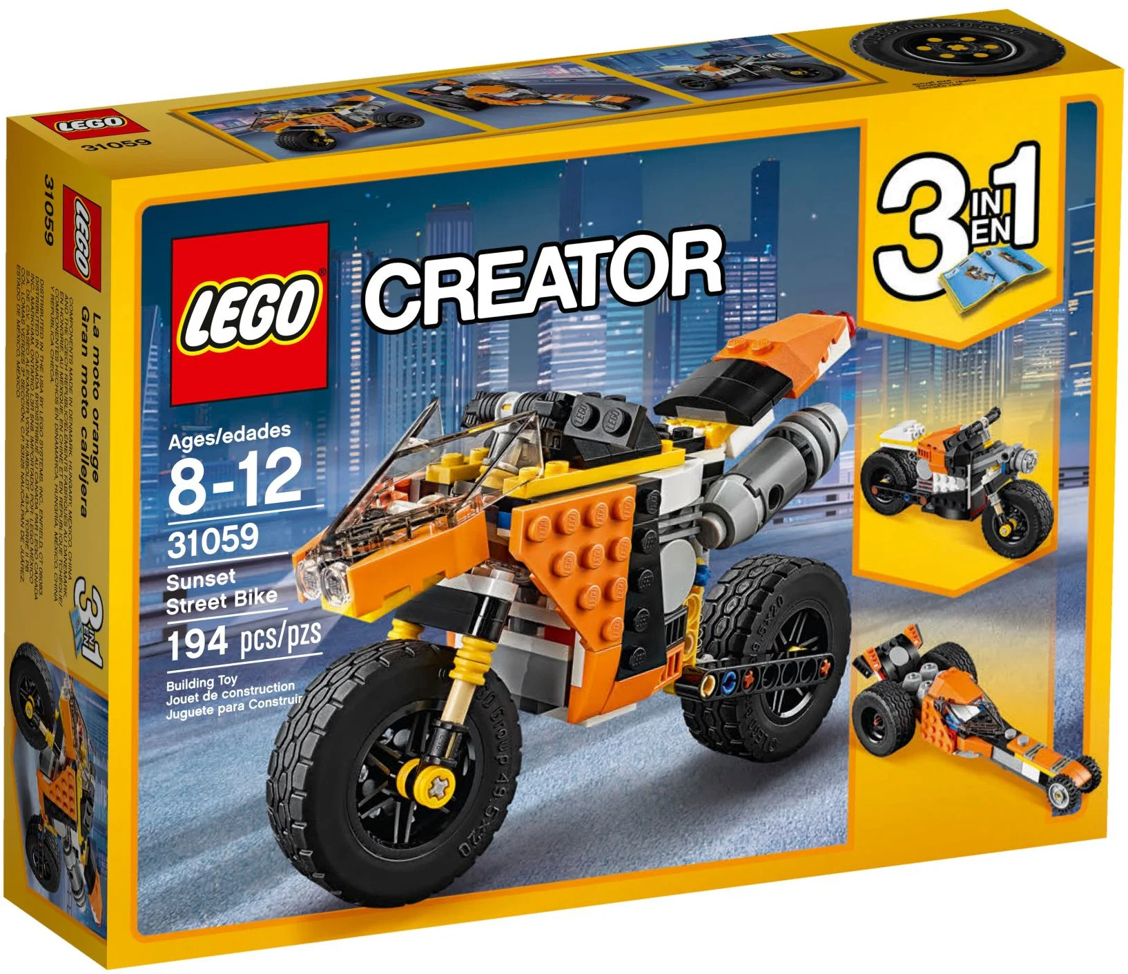 Sunshine motorcycle 乐高 LEGO 31059 image 1