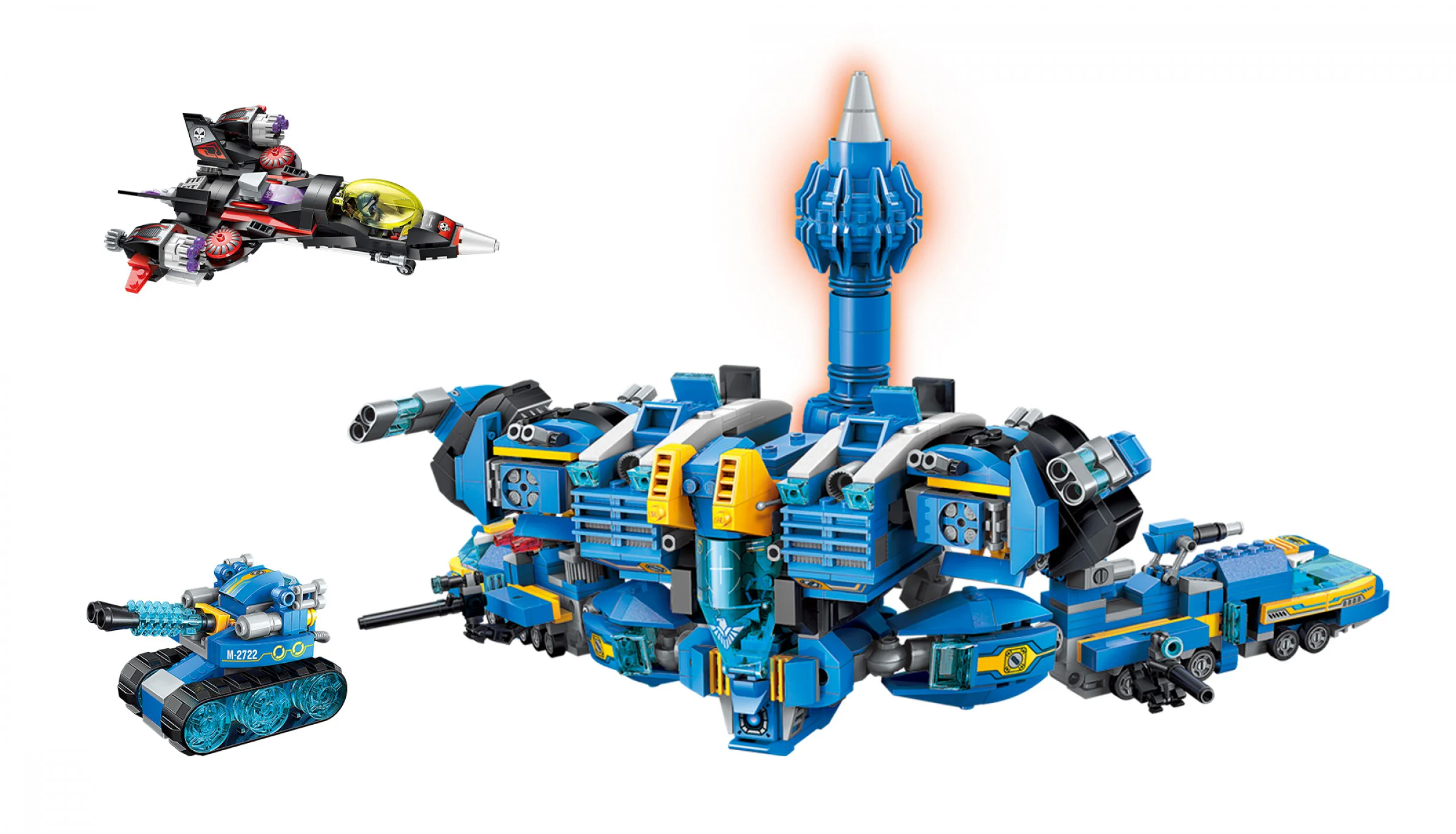 TECHNOLOGICAL AGE I: IRON CAPITOL POSEIDON 启蒙 QMAN/ENLIGHTEN/Keeppley 2722 image 3