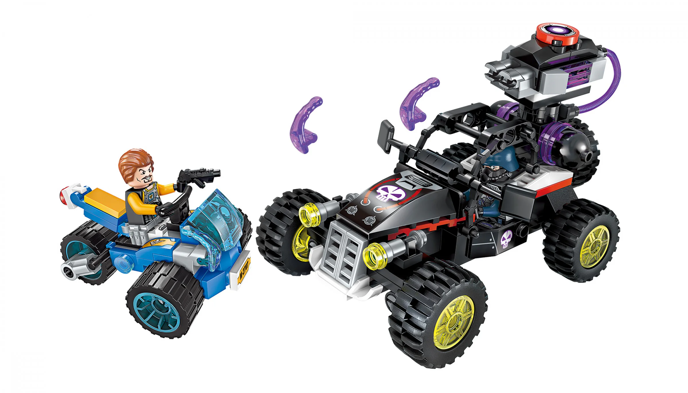 TECHNOLOGY AGE I: NIGHT DEMON CARS 启蒙 QMAN/ENLIGHTEN/Keeppley 2707 image 3