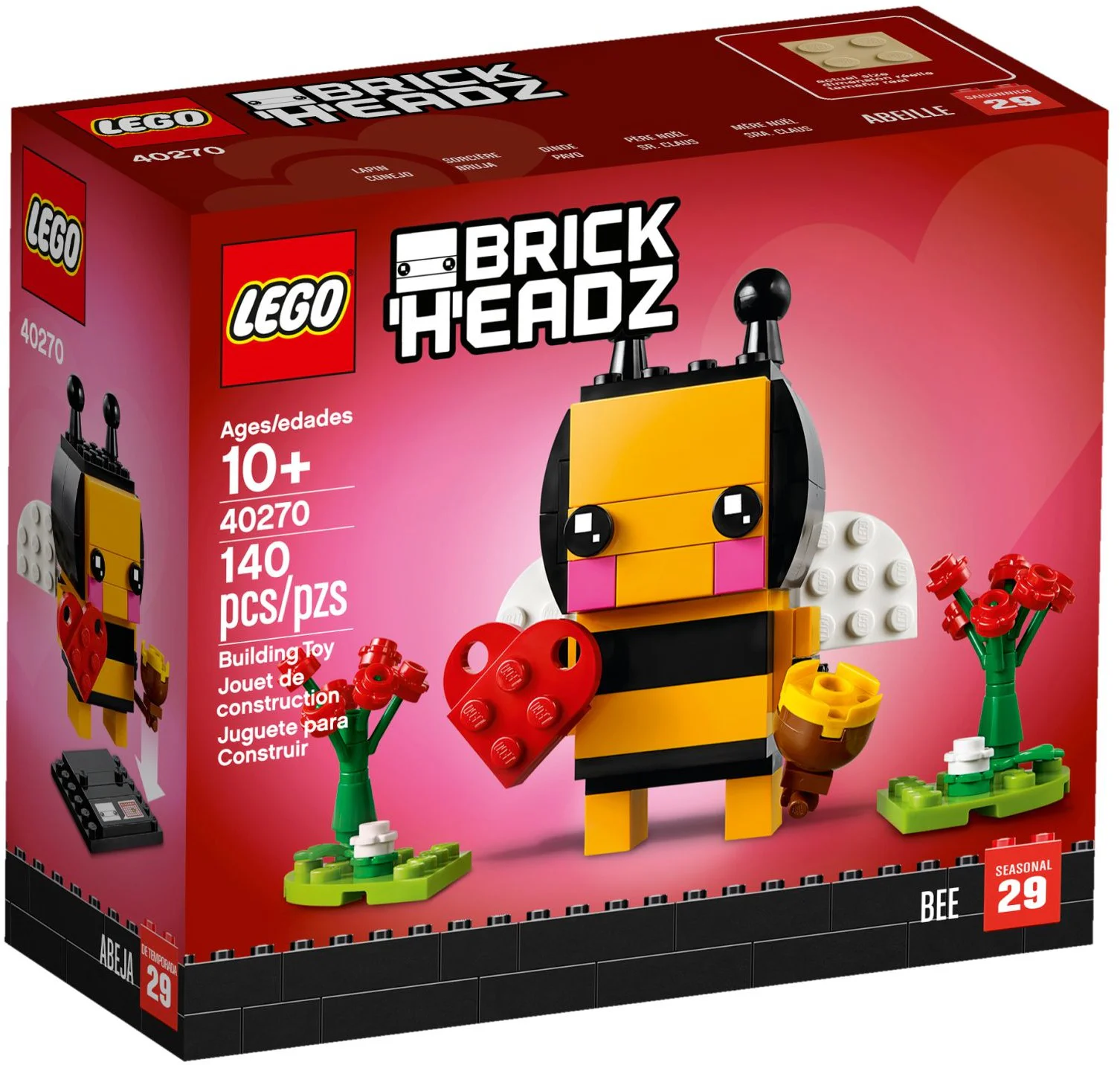 Square Head: Valentine's Bee 乐高 LEGO 40270 image 1