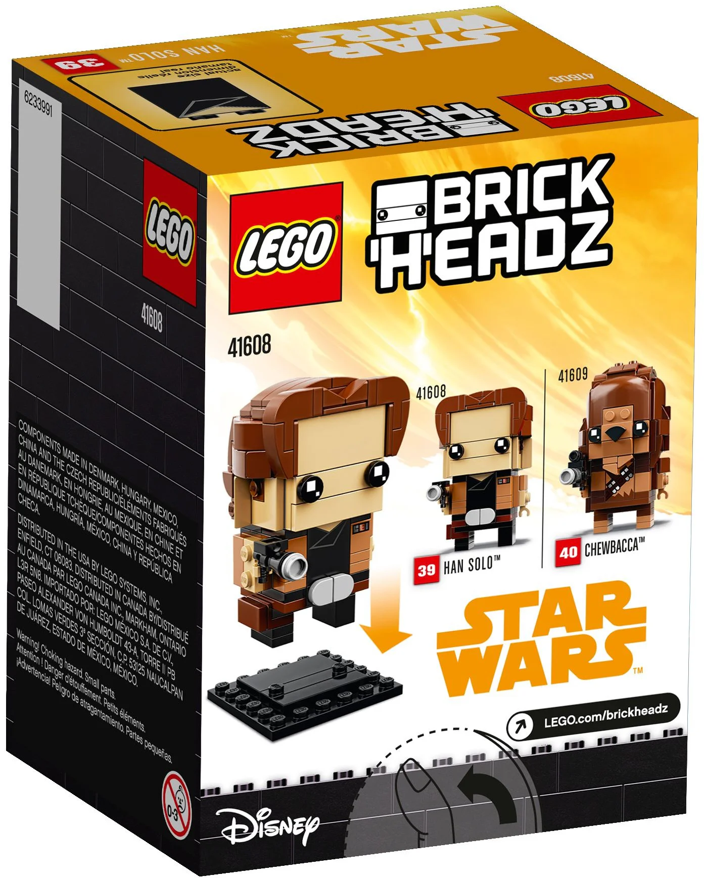 Square Head: Star Wars: Han Soro 乐高 LEGO 41608 image 3