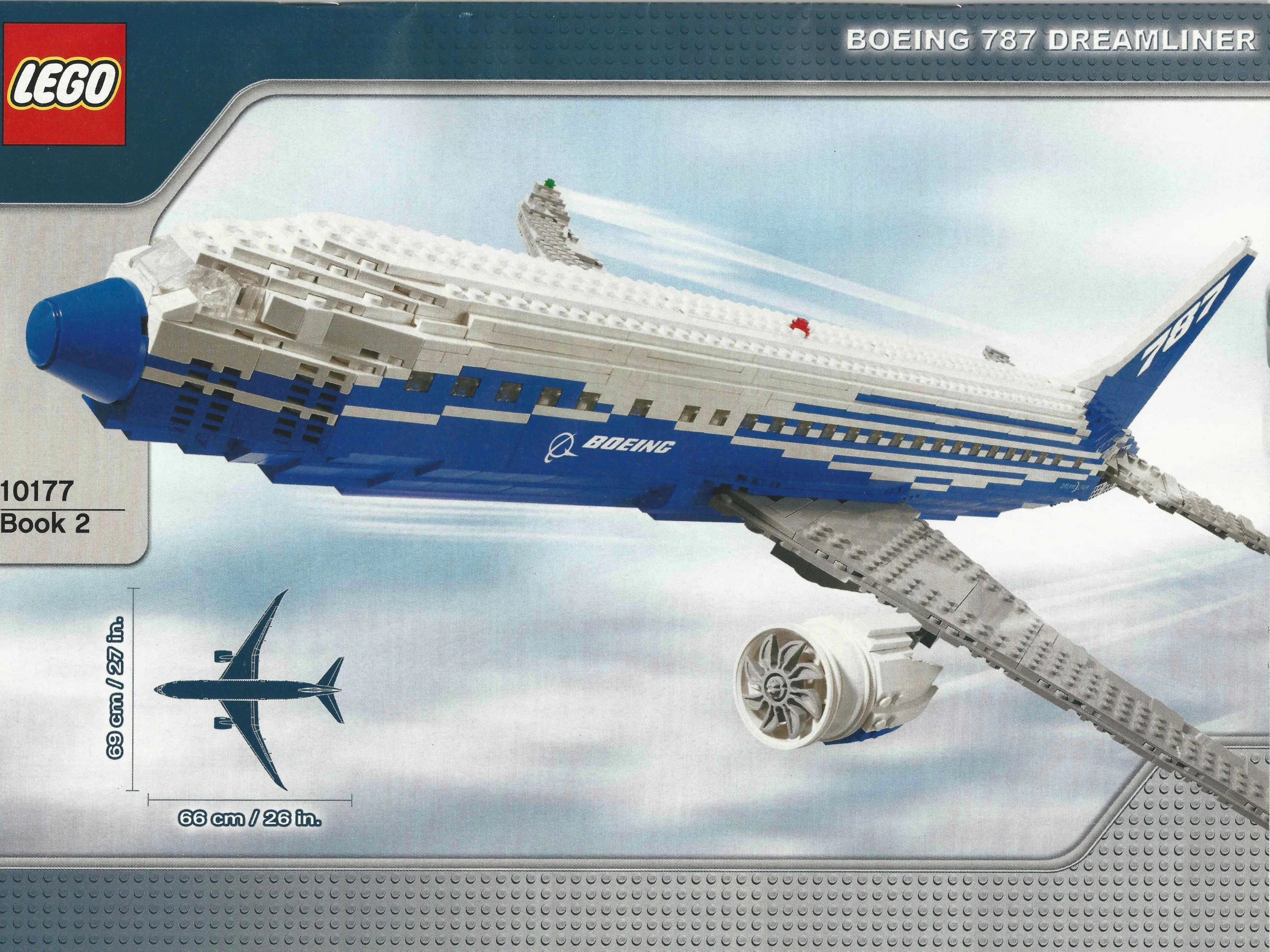 Boeing 787 aircraft 乐高 LEGO 10177 image 1