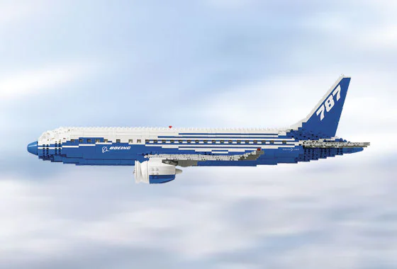 Boeing 787 aircraft 乐高 LEGO 10177 image 4