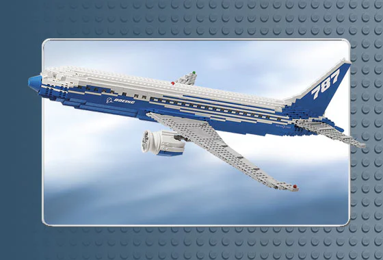 Boeing 787 aircraft 乐高 LEGO 10177 image 5