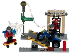 Spider-Man's street chase