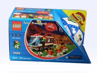 Football: Red Team Bus 乐高 LEGO 3426 image 1