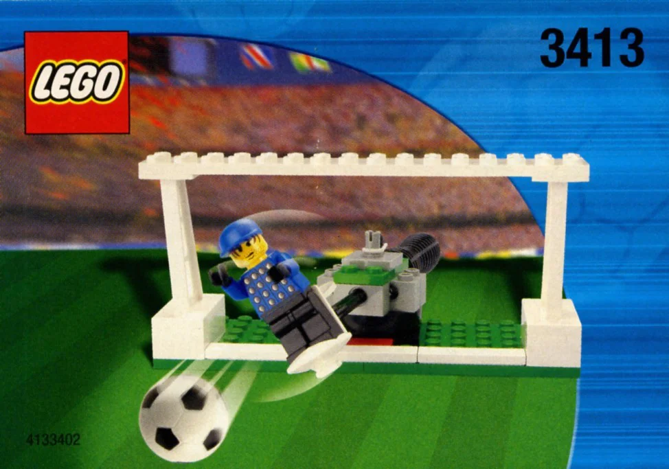 Football: goalkeeper 乐高 LEGO 3413 image 1