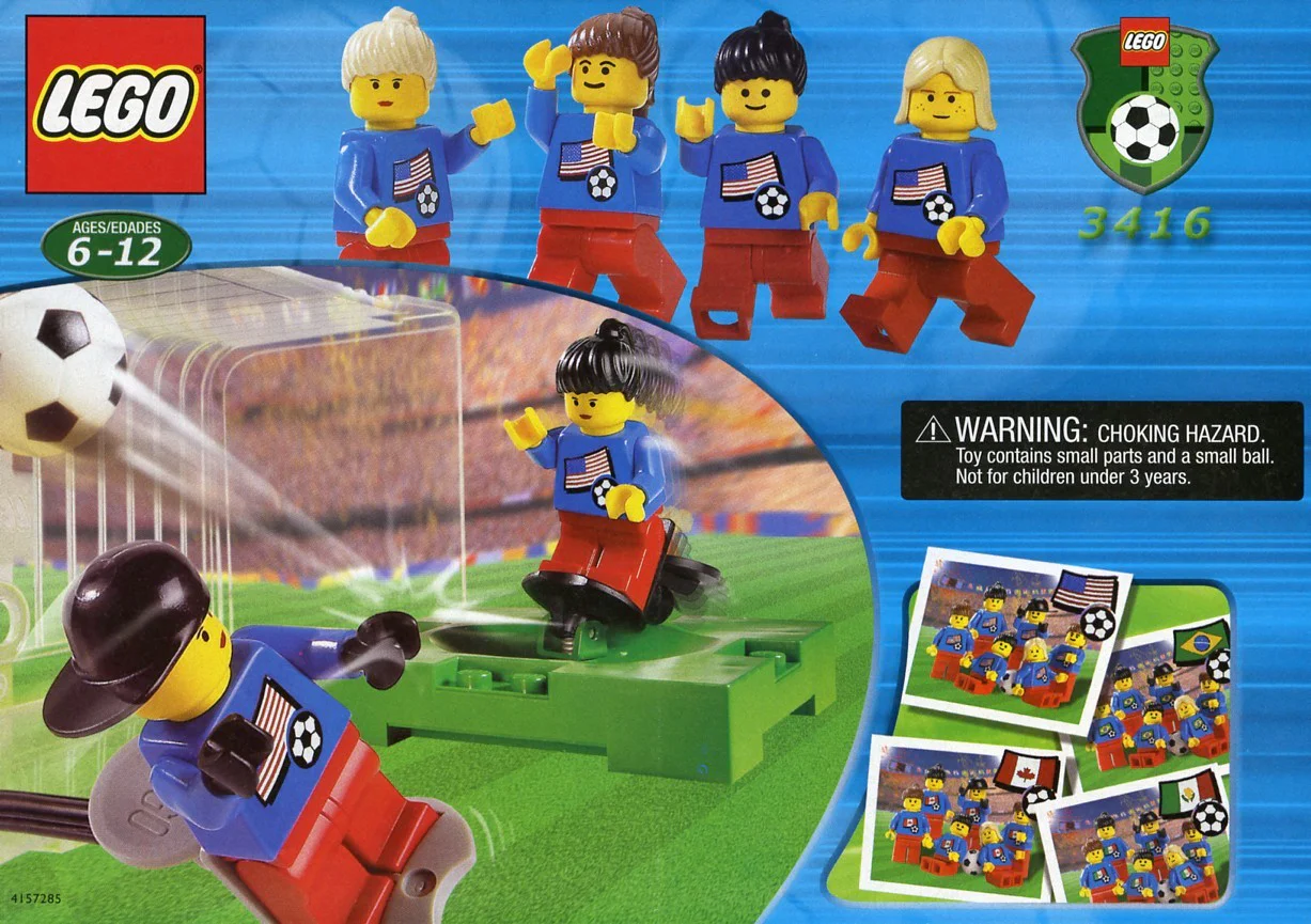 Soccer: Women's Soccer Team 乐高 LEGO 3416 image 1