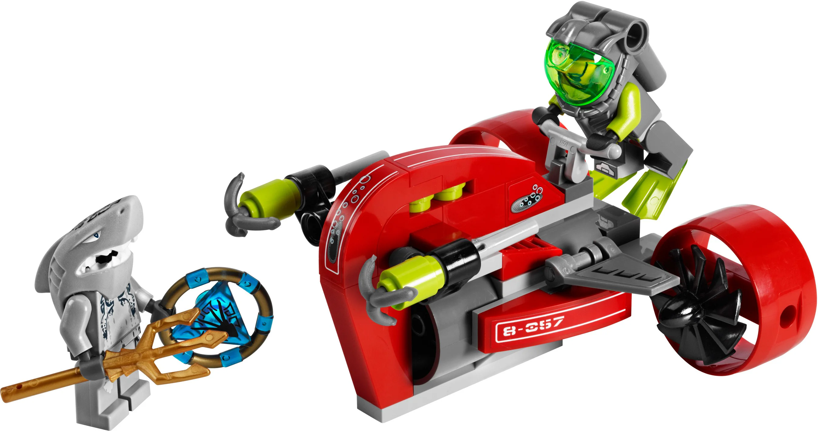 Atlantis: Deep Sea Strike Motorcycle 乐高 LEGO 8057