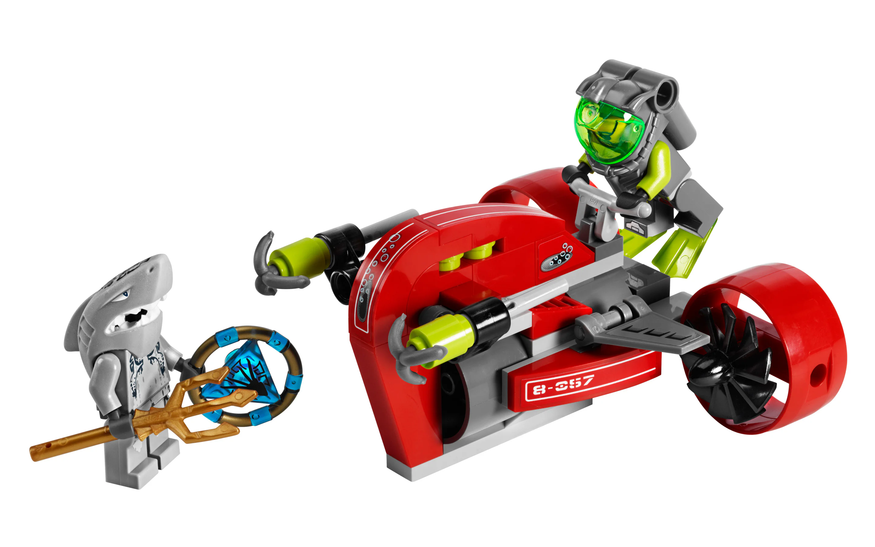 Atlantis: Deep Sea Strike Motorcycle 乐高 LEGO 8057 image 2