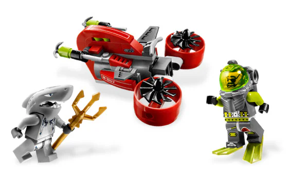 Atlantis: Deep Sea Strike Motorcycle 乐高 LEGO 8057 image 5