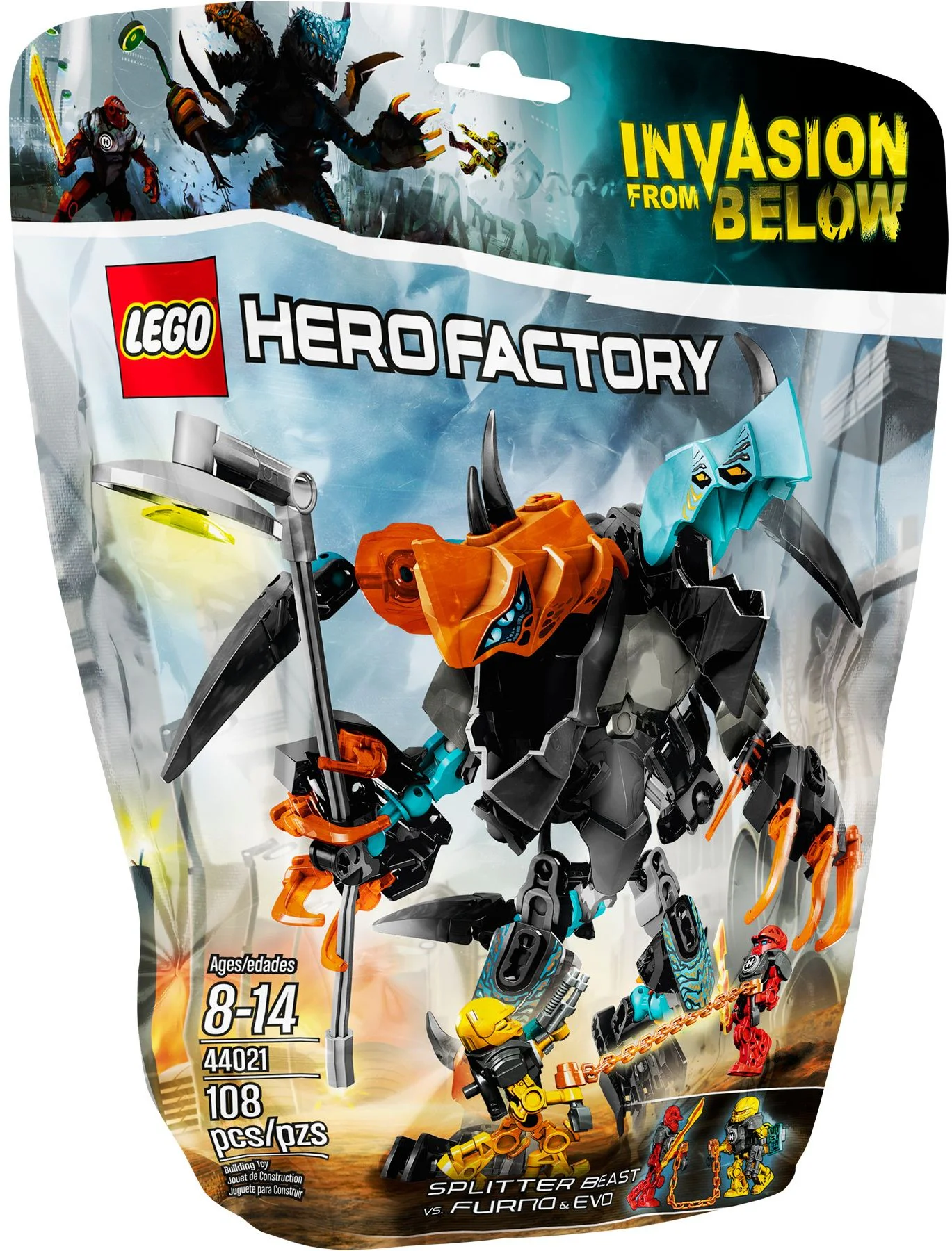 Hero Factory: Combine Beast vs. Heatwave and Stormer 10466 image 1