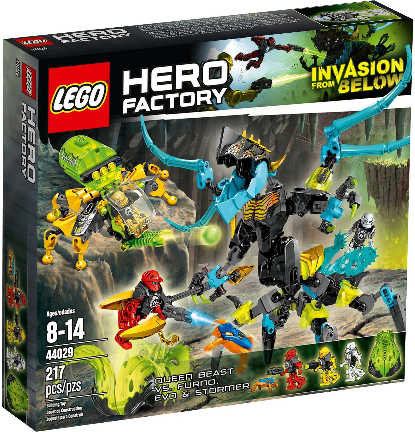 Hero Factory: Hawkguard, Wingblade, and Strong Attack Battle Queen Beast 10512 image 1