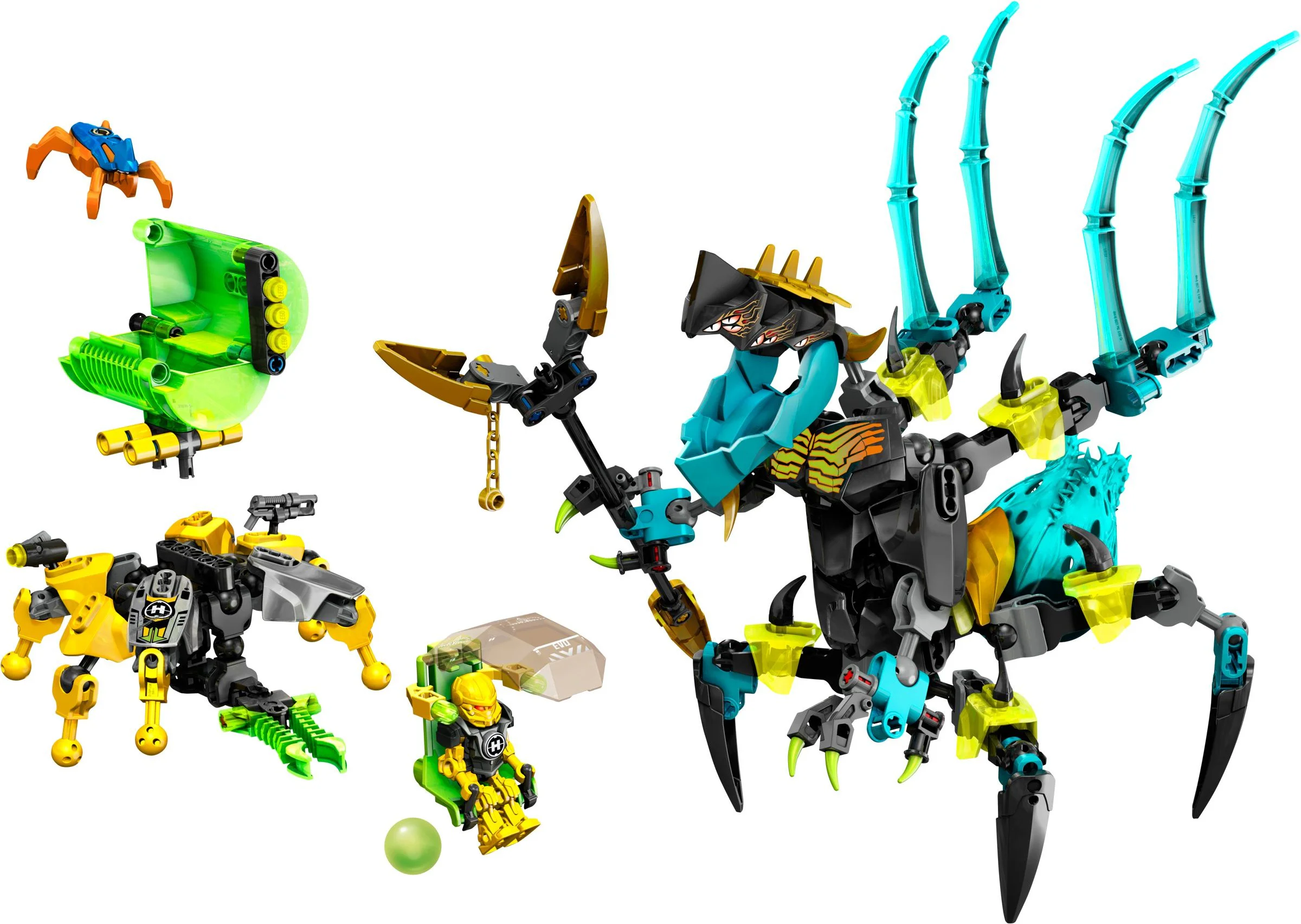 Hero Factory: Hawkguard, Wingblade, and Strong Attack Battle Queen Beast 10512 image 2