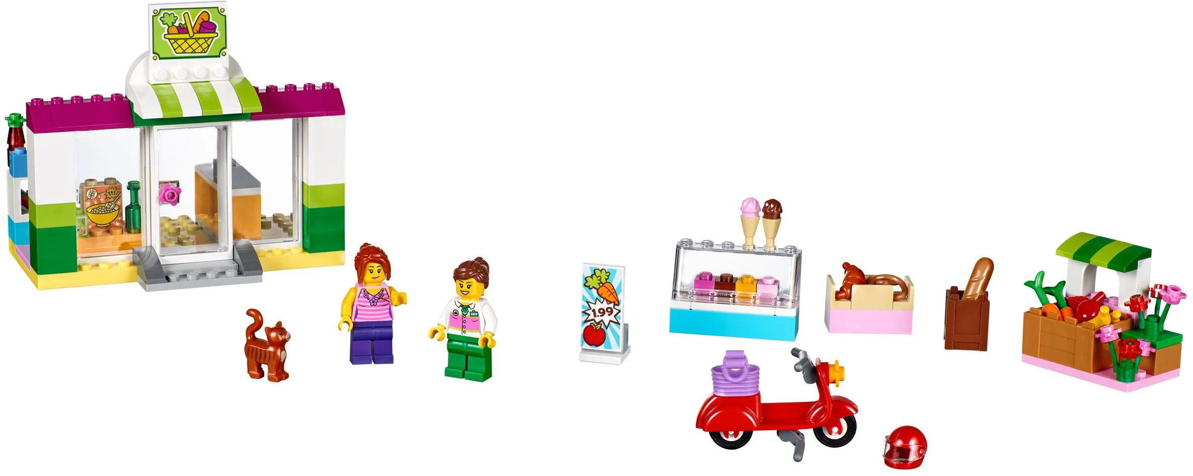 Small puzzler: supermarket suitcase 乐高 LEGO 10684