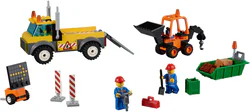 Truck, road construction