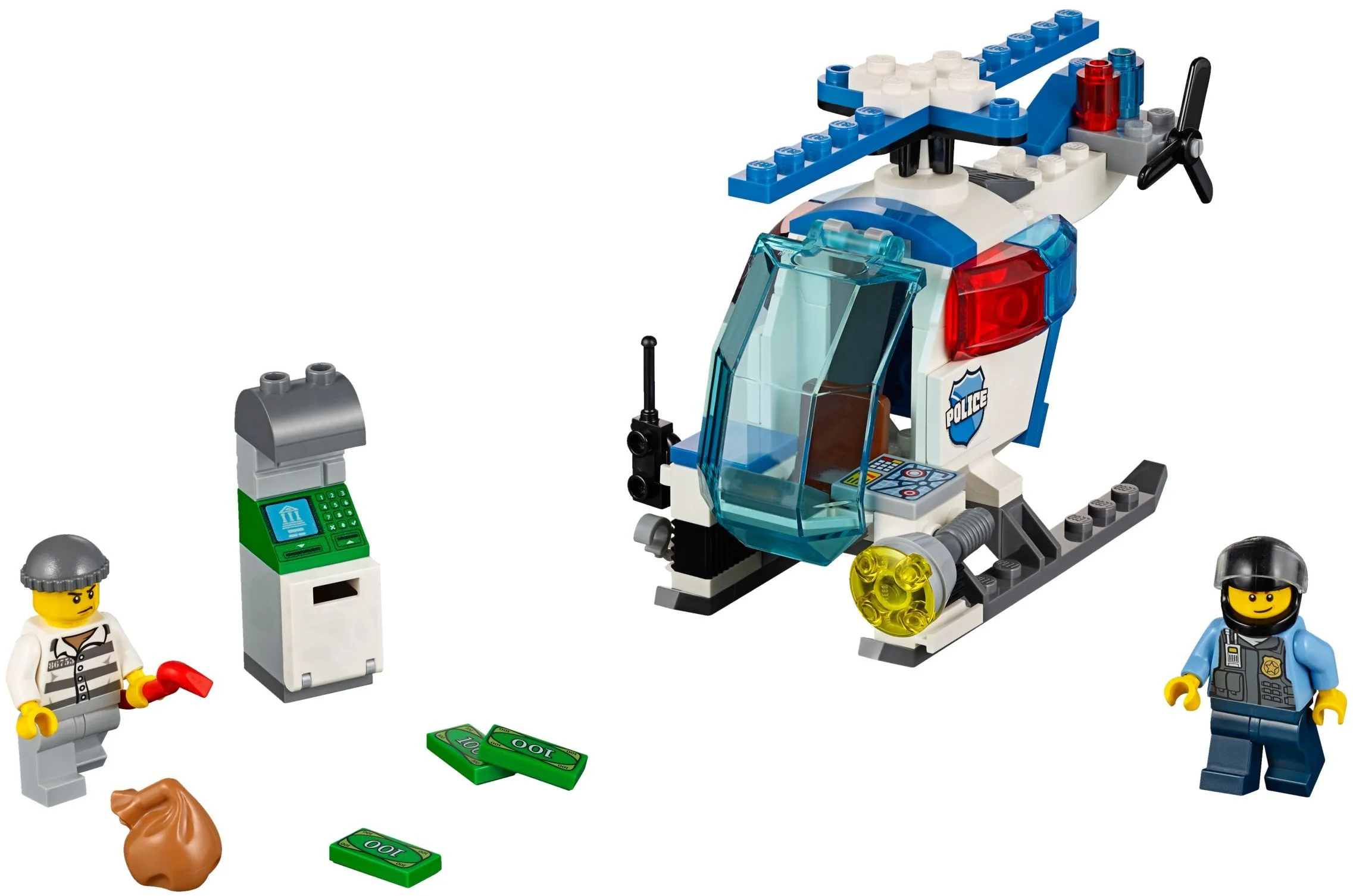 Police helicopter chase 乐高 LEGO 10720