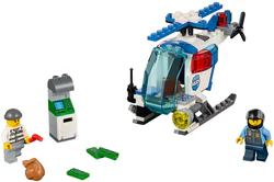 Police helicopter chase