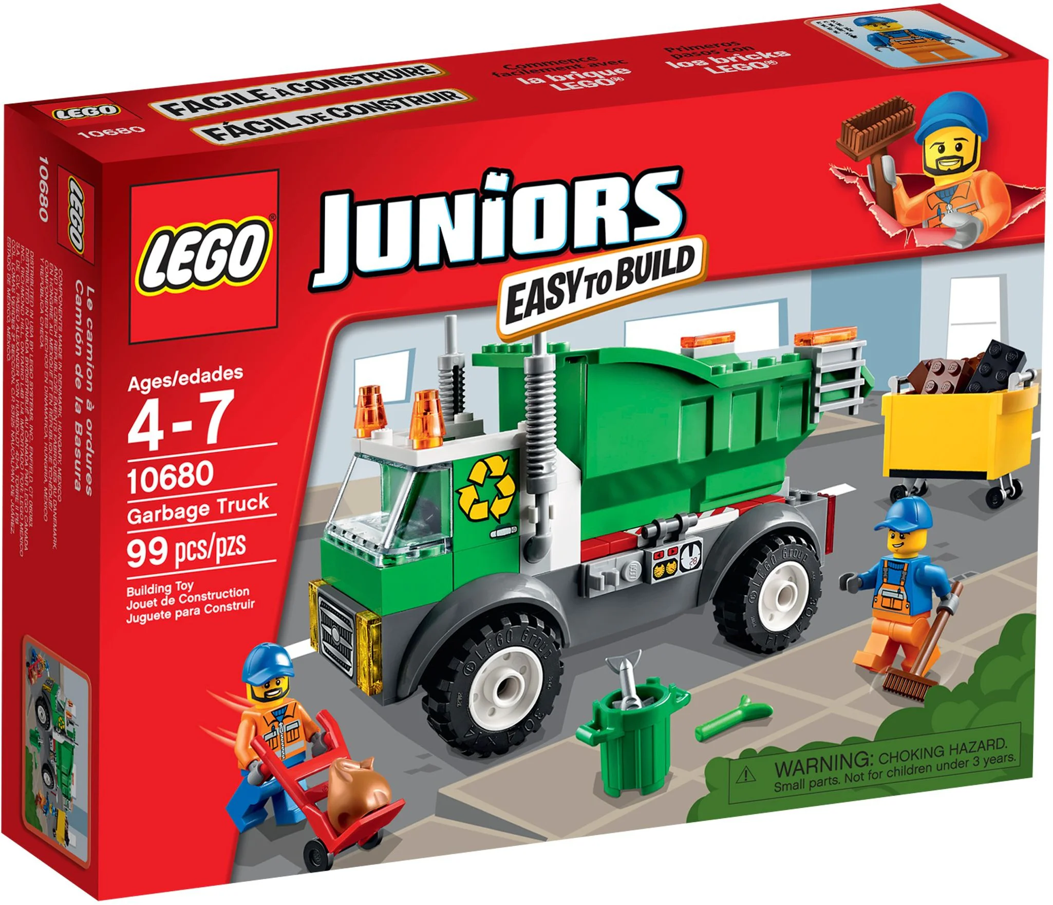 Garbage truck 乐高 LEGO 10680 image 2
