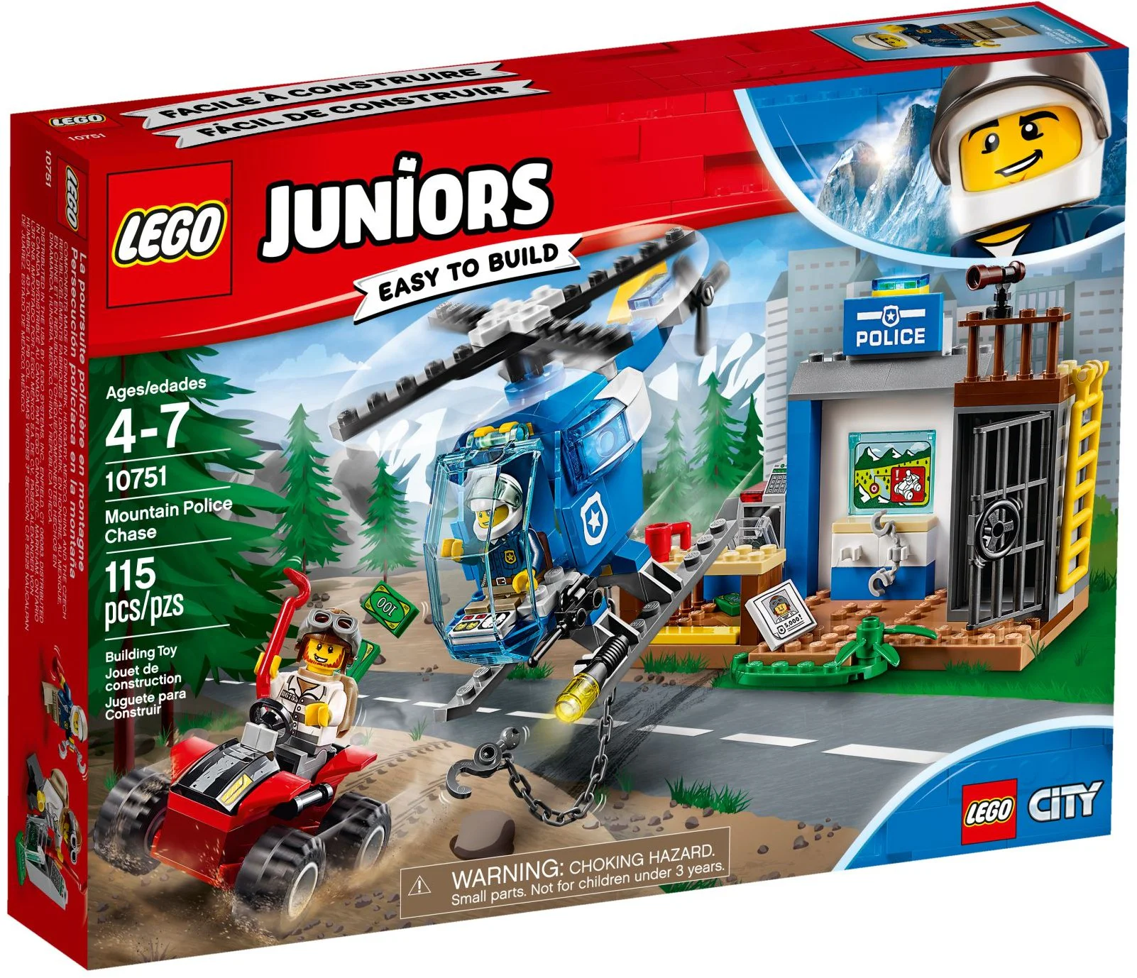 Mountain police chase 乐高 LEGO 10751 image 1