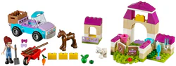 Good friend: Mia's animal farm suitcase