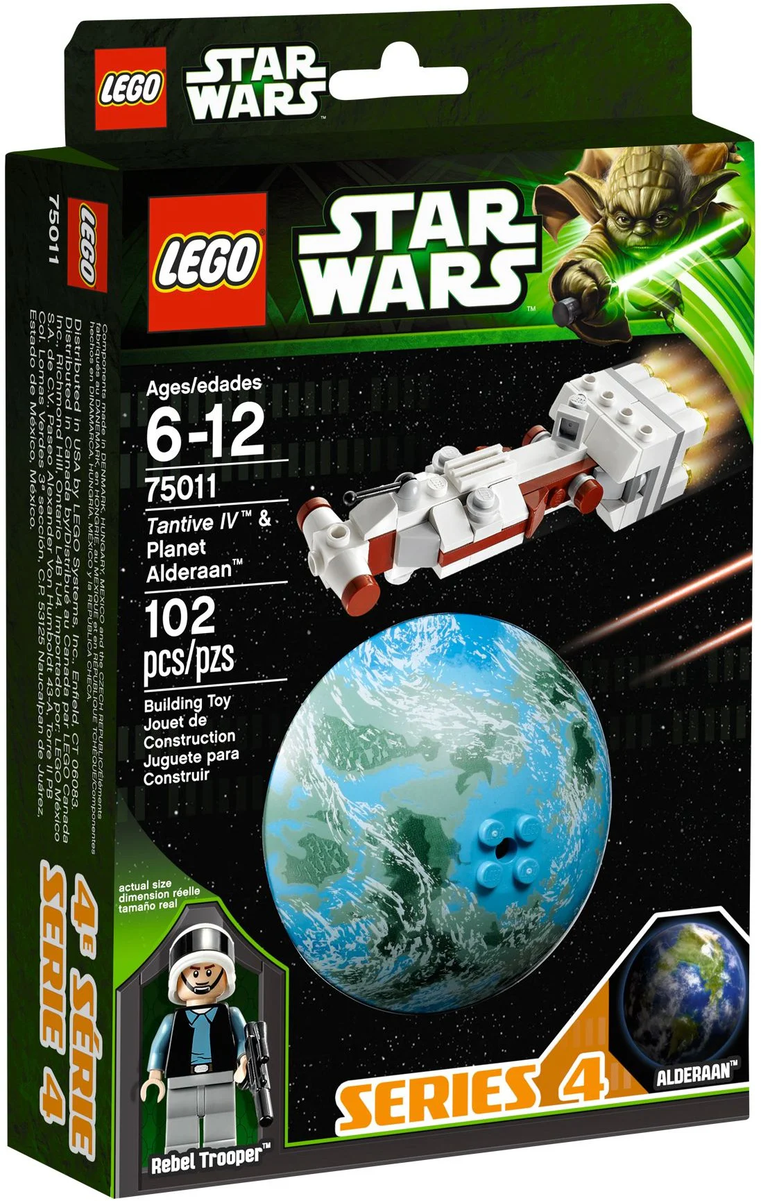 Tiantan Wuyi No. 4 spaceship and Oudalan planet. 乐高 LEGO 75011 image 2