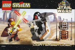 The lightsaber fights