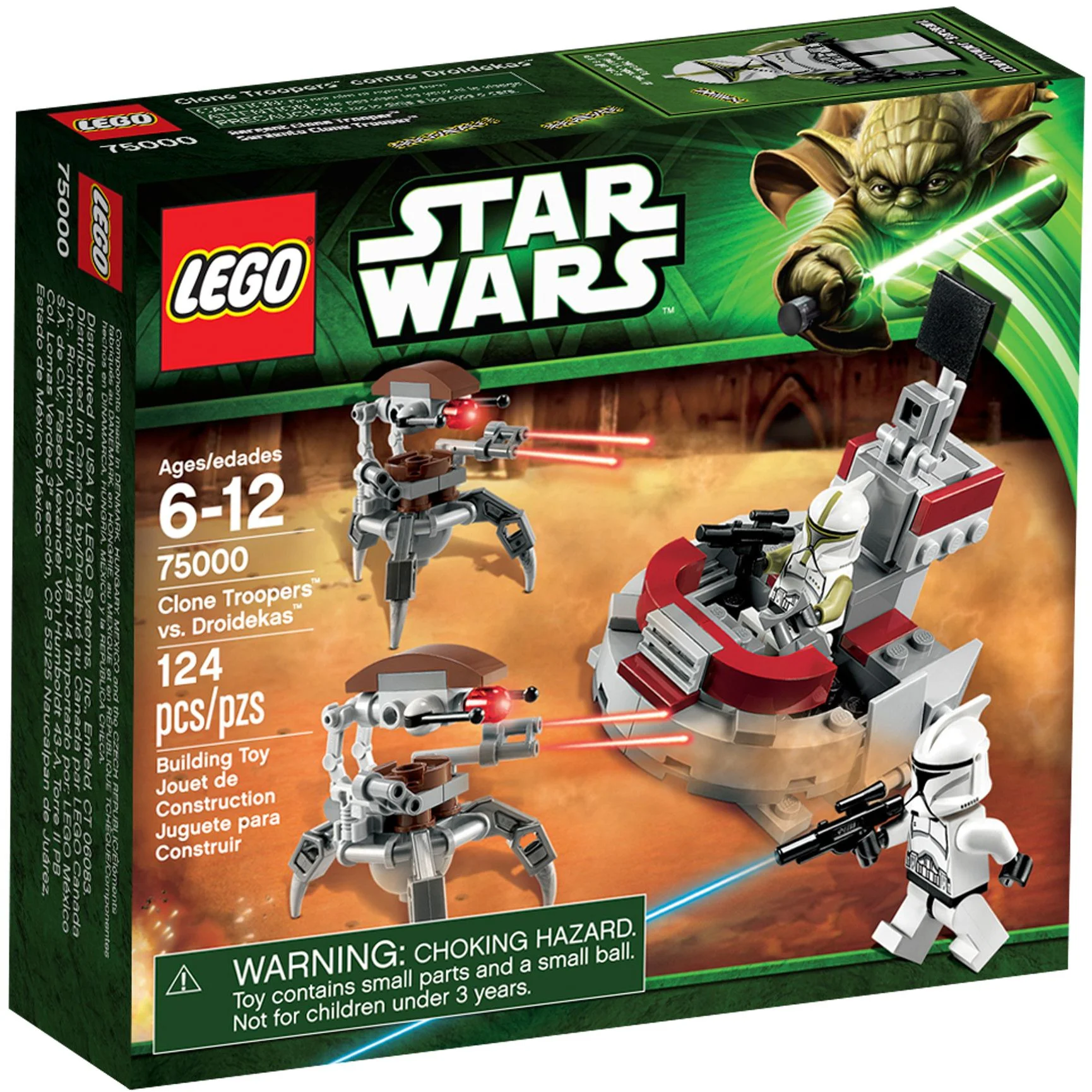 cloning soldier tm vs. destroyer robot tm 乐高 LEGO 75000 image 1