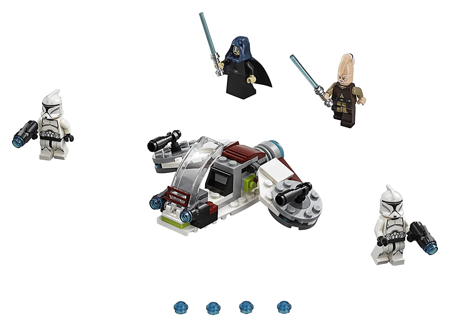 Episode 2: Jedi and cloned soldiers battle bag 乐高 LEGO 75206