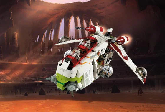 Republic gunboat 乐高 LEGO 7163 image 4