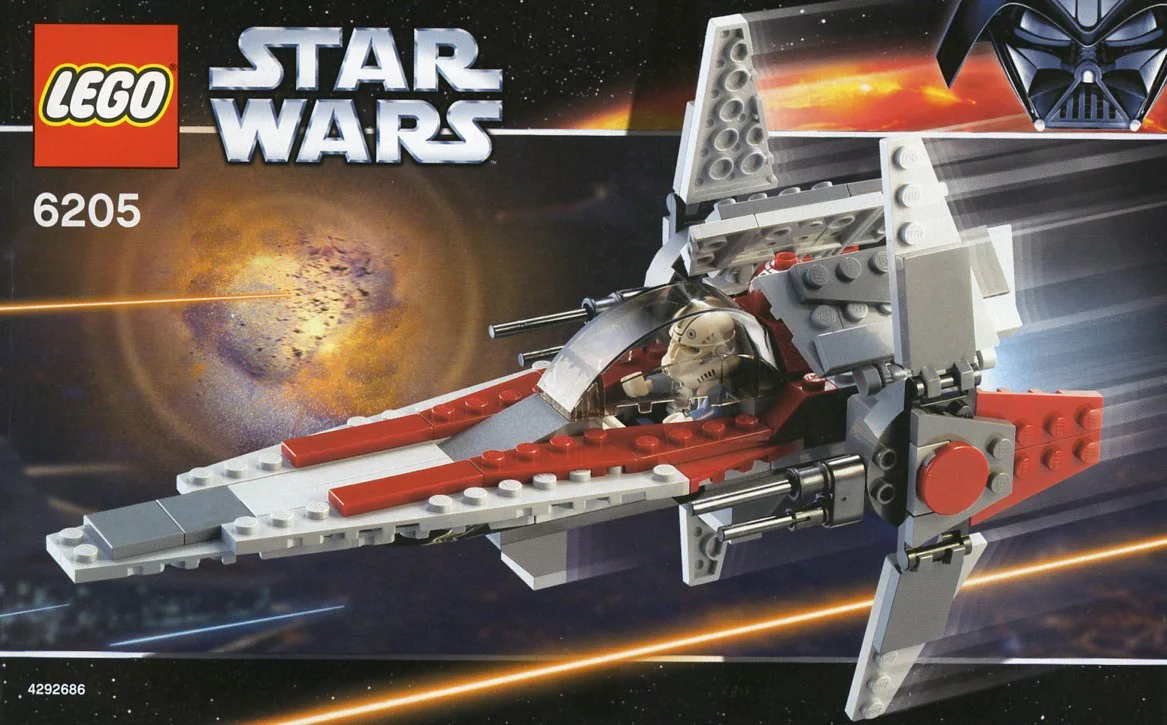 V-WING AIRCRAFT 乐高 LEGO 6205 image 1