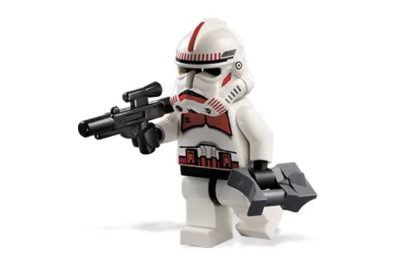 Clone soldier combat bag 乐高 LEGO 7655 image 4