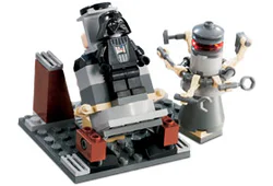 Darth Vader transforms into a Black Knight.