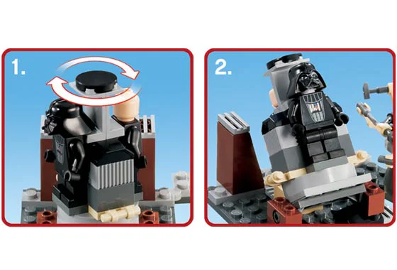 Darth Vader transforms into a Black Knight. 乐高 LEGO TF05 image 2
