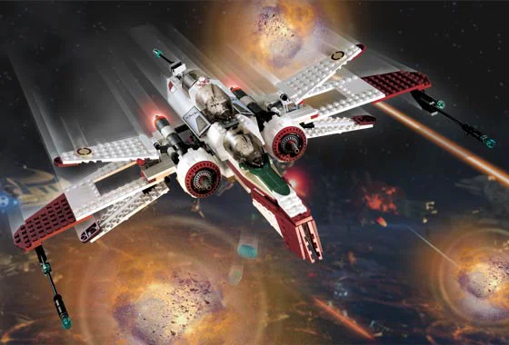A5 Thunderbolt fighter jet 乐高 LEGO 7259 image 2
