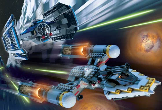 Ti-84 and YF-12 fighter jets. 乐高 LEGO 7152 image 1