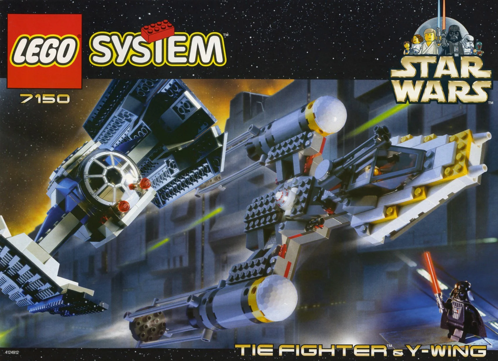 Ti-84 and YF-12 fighter jets. 乐高 LEGO 7152 image 3