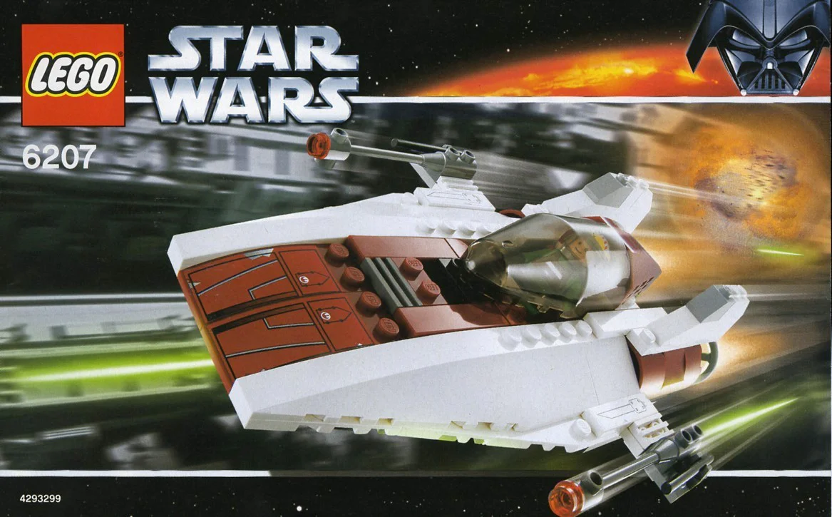 A-WING FIGHTER AIRCRAFT 乐高 LEGO 6207 image 2