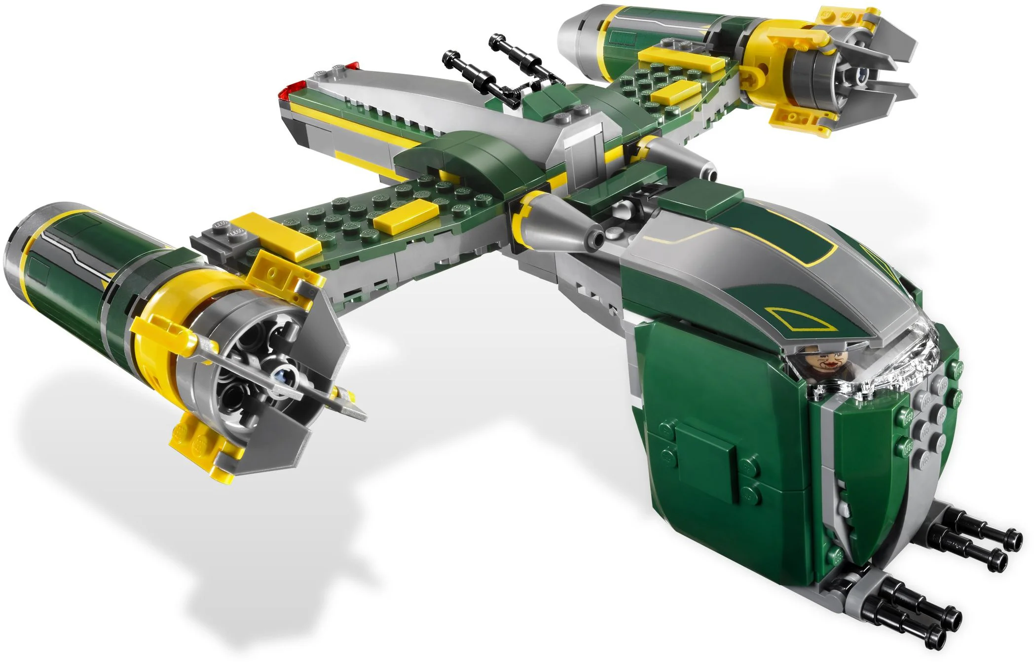 The bounty hunters attacked the gunship 乐高 LEGO 7930 image 3